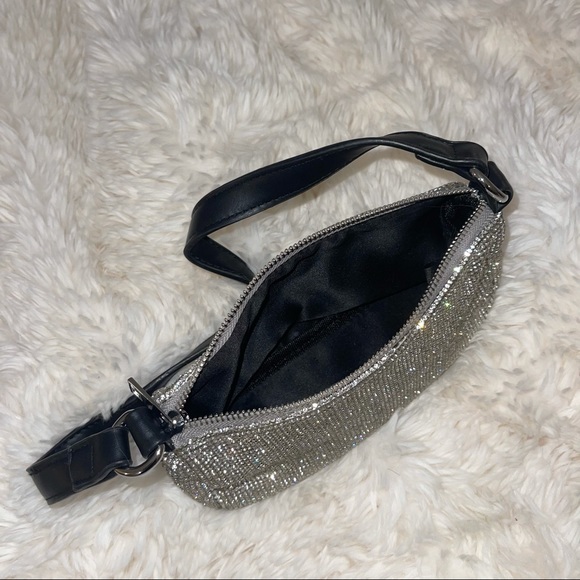 sparkly rhinestone shoulder bag - Picture 3 of 3